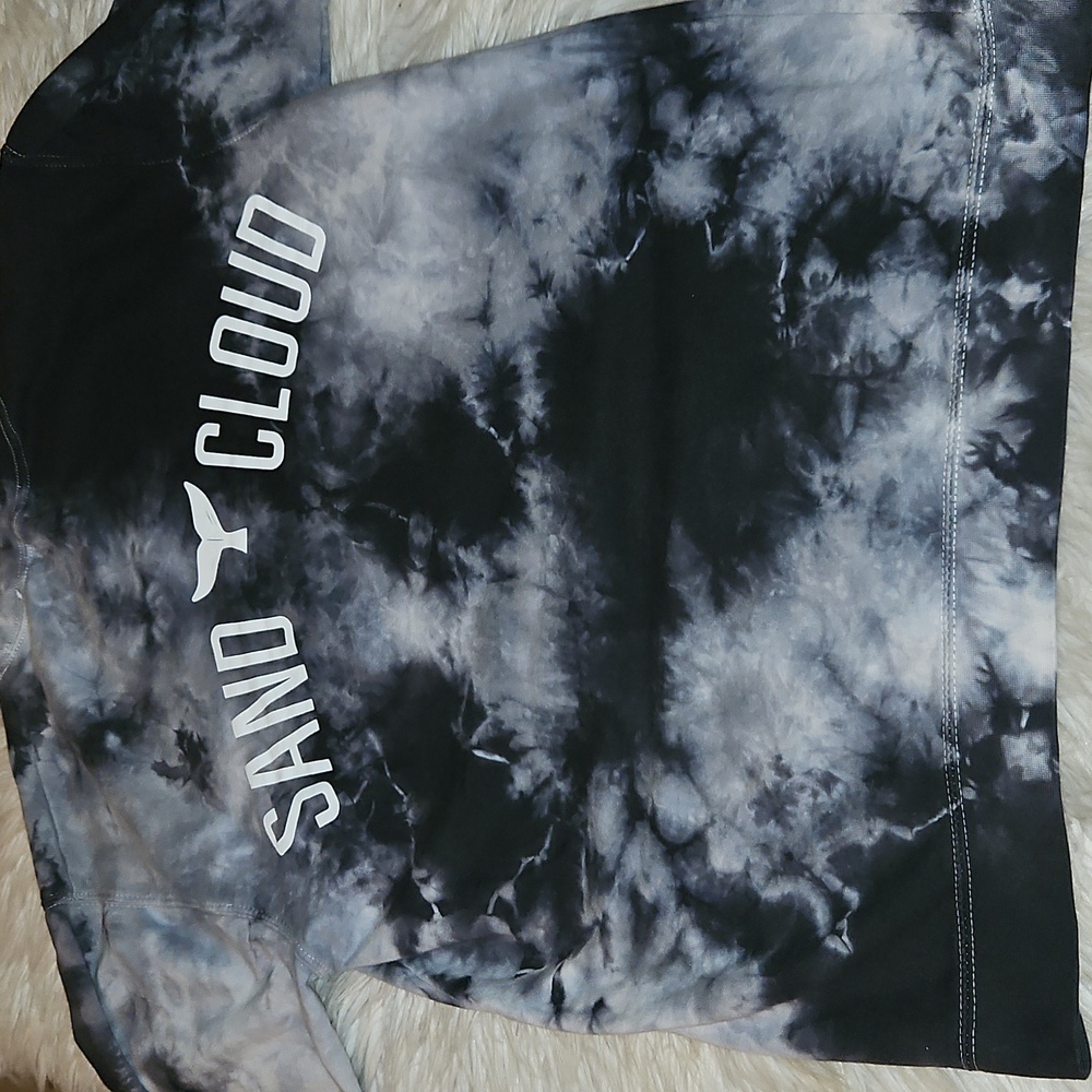 Sand Cloud Gray Tie-Dye Logo Sweatshirt – Size Large - Picture 3 of 5
